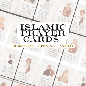 34 Cartes islamiques d'affirmation du deuil et du deuil Paquet de cartes de récupération Déchirement ou deuil. Soins Sympathie Gift Therapy Aide d'adaptation Télécharger le PDF