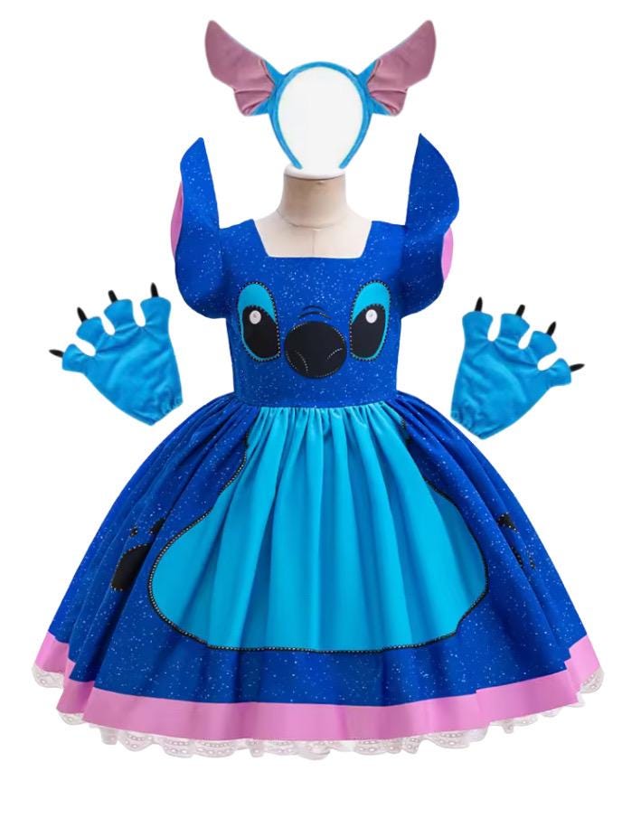 Stitch Inspired Birthday Dress - Etsy Stitch Inspired Birthday Dress - Etsy