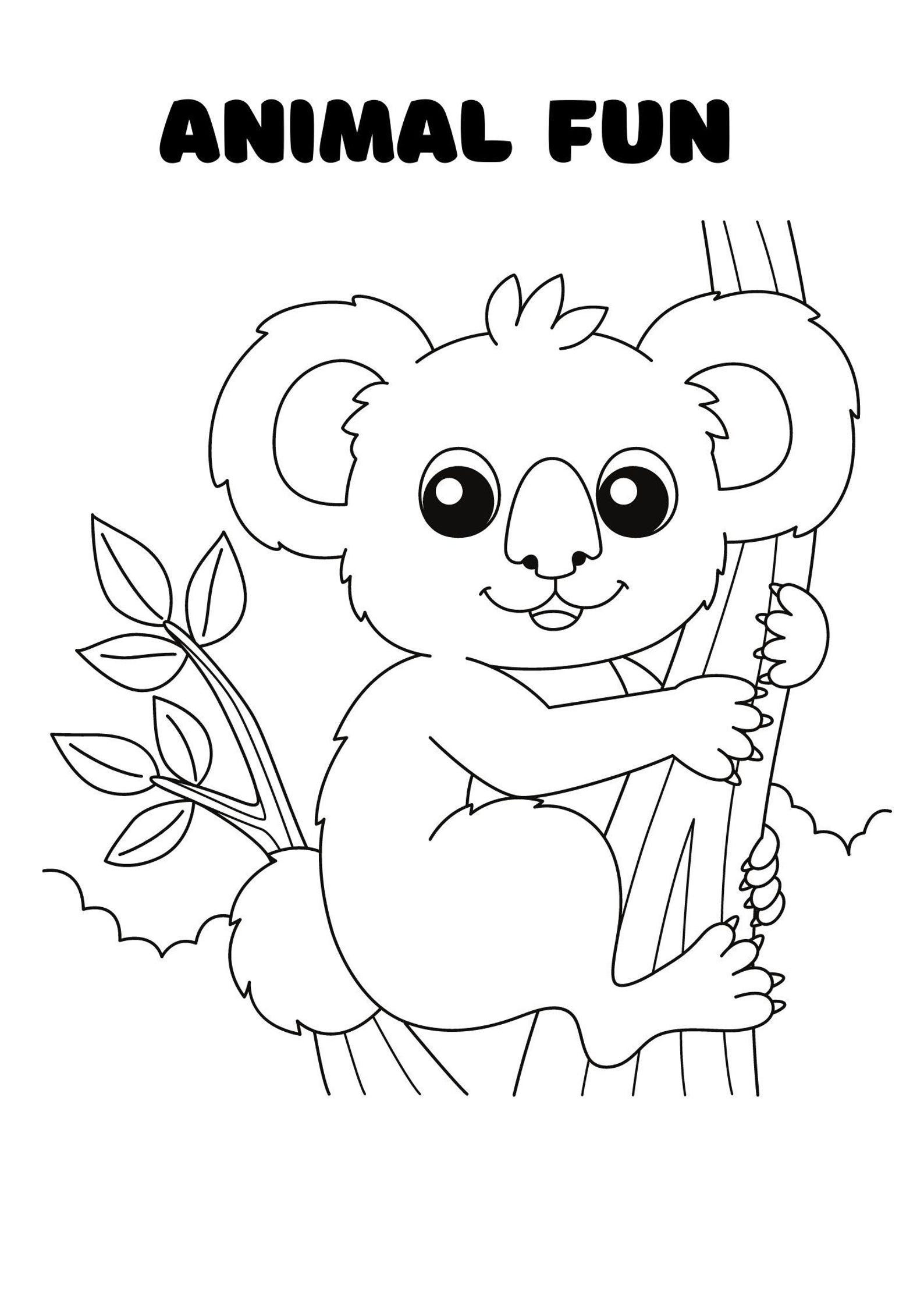 Printable Animal Coloring Book for Kids Fun & Educational Designs
