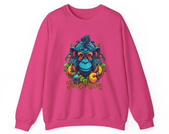 Funky Monkey Unisex Heavy Blend™ Crewneck Sweatshirt