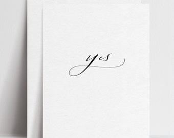 Yes - Greeting Cards