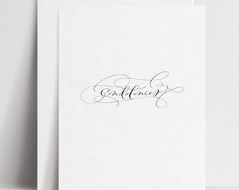 Condolences - Greeting Cards