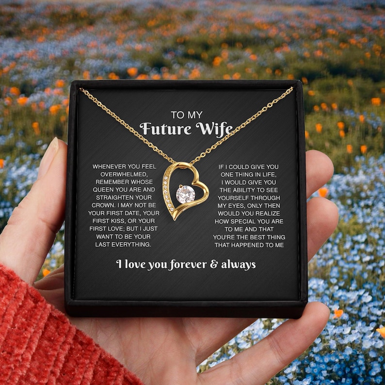 To My Future Wife Gift From Boyfriend To Fiancé, Bride-to-be | I’ll Be Your Last Love Message. Romantic Pre-wedding, Anniversary, Engagement image 6