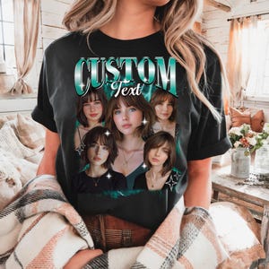 Custom Photo Shirt, Birthday Gift, Husband Christmas Gift, Custom Bootleg Rap Tee, Custom Your Own Bootleg Shirt, Custom Bootleg Shirt