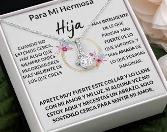 Necklace For Daughter Para Mi Hermosa Hija Heartfelt Gift For Birthdays Graduations Or Special Moments