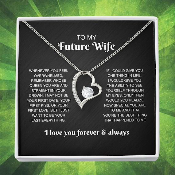 To My Future Wife Gift From Boyfriend To Fiancé, Bride-to-be | I’ll Be Your Last Love Message. Romantic Pre-wedding, Anniversary, Engagement