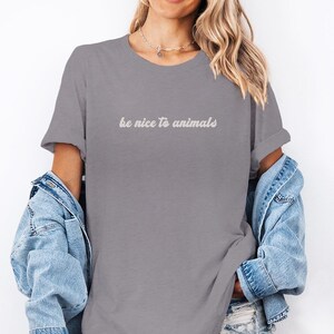 Compassion Statement Tshirt Vegan Message Apparel Animal Rights Activism Clothing Plant Based Lifestyle Shirt Ethical Fashion Essential Premium Cotton Unisex Crewneck Comfortable Daily Wear Retro Vintage Style Gift For Vegetarian Animal