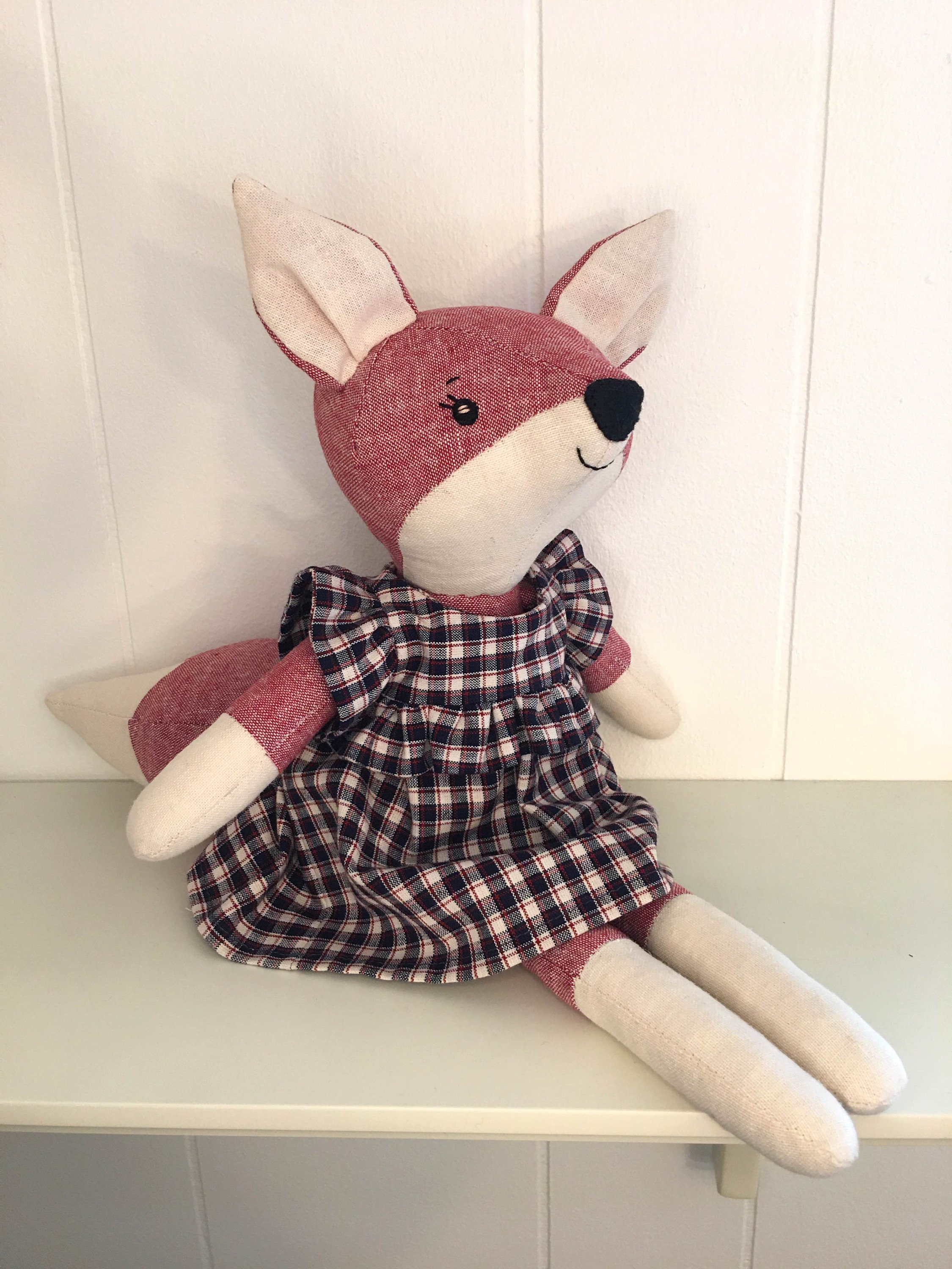 Fernie Fox Doll Sewing Pattern Etsy