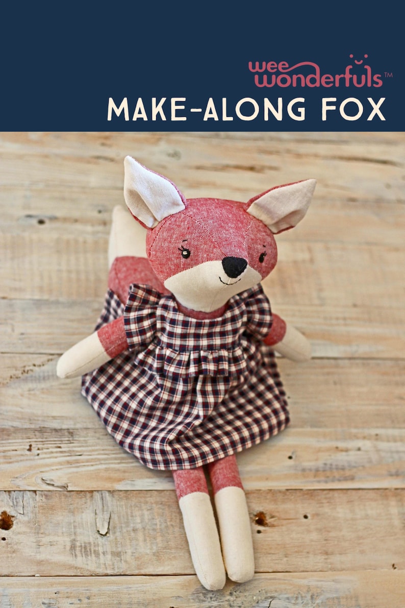 Fernie Fox Doll Sewing Pattern Etsy