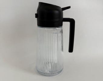 Black Glass 2 in 1 Oil Dispenser Sprayer New