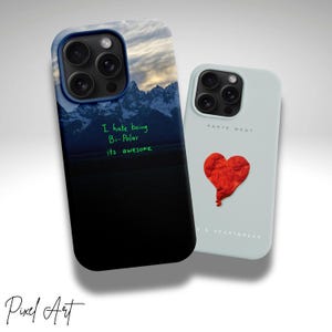 Kanye West Album Handyhülle, Yeezy Fan Geschenk, Musikliebhaber Hülle, Rap Künstler Handyhülle, Einzigartige Geschenkidee