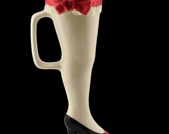 1990s The Game Works Lady's Leg  Mug. Lady Leg Stein.