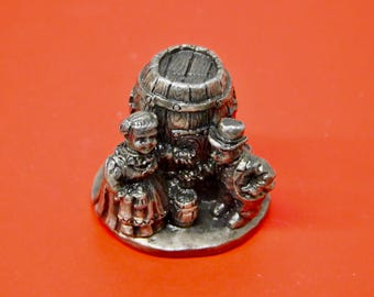 Vintage 95  Irs Ausberg-Brew Pewter Figurine.