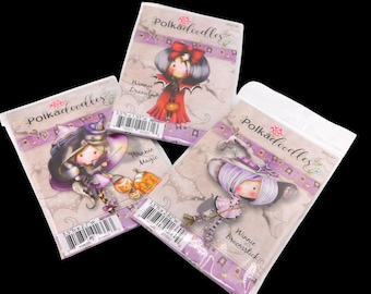 Polkadoodles Rubber Stamp, Winnie Halloween Theme