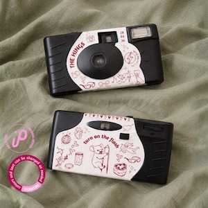 Kodak Power Flash Camera Wrap Template | Editable Wedding Sticker Design (Digital Download)