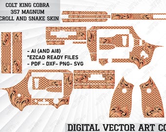 North American Arms 22 Magnum Scroll Design, Laser Engraving