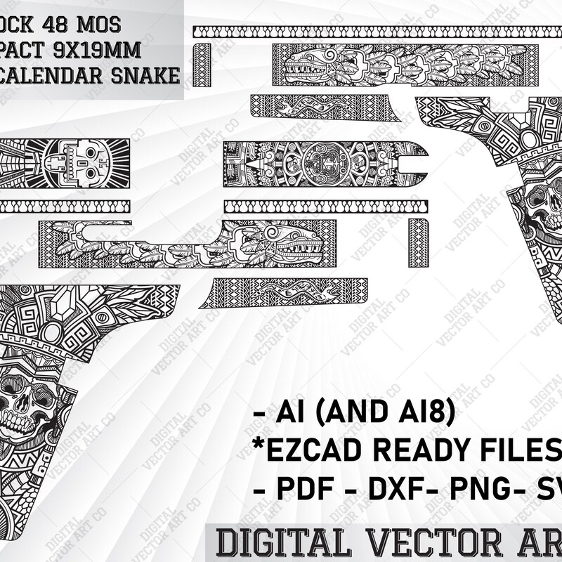 Firearm Laser Engraving Template - Etsy