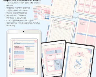 Coquette Seventeen Journal: Kpop Carat Planner (Digital Download)