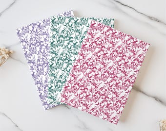 Orchard Toile Hardcover Notizbuch - Vintage Französisch Botanisches Notizbuch Klassisches Geschenk im Landhausstil