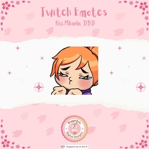 Mikaela Reid Kiss Emote for Twitch