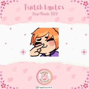 Boop Mikaela Reid Twitch Emote