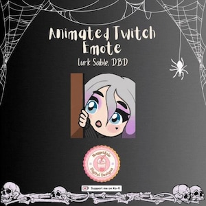 Sable Animated Lurk DBD Emote