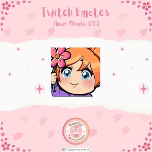 Flower Mikaela Twitch Emote