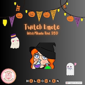 Mikaela Reid Witch Twitch Emote