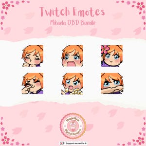Mikaela DBD Twitch Emote Bundle