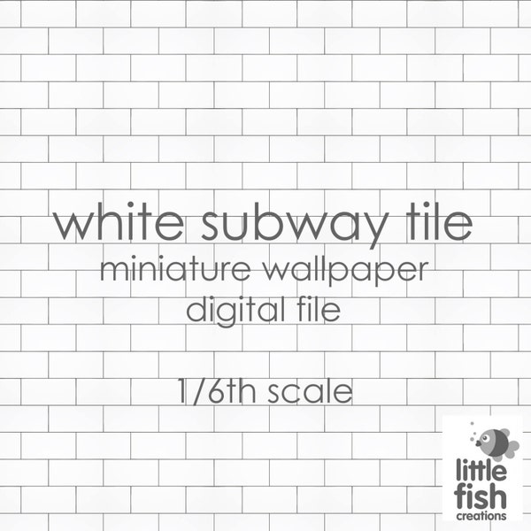 Subway Tile Wallpaper - Etsy