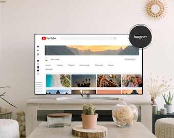 Youtube-Themed Animated Video Template: Custom Slideshow for Canva