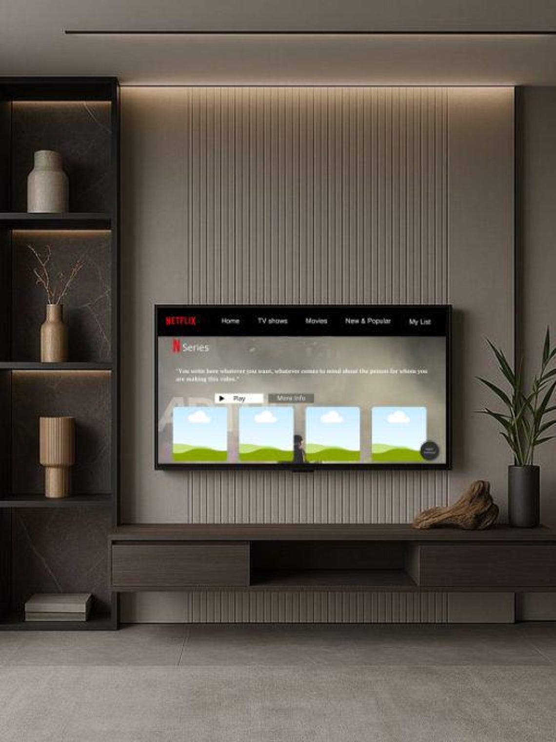 Netflix Video Template Editable Canva Slideshow Personalized Gift