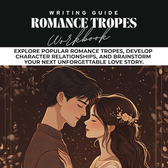 Romance Novel Writing Planner, Romance Tropes Workbook, Write A Love Story, Novel Brainstorming Sheet, Romance Character Relationship