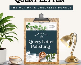 Query Letter Checklist, Novel Pitching Guide, Fiction Writing Submission Worksheet, Pitch Your Book Template for writers, Publishing Book