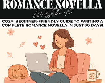 30 Tage Romanze Novellen schreiben Herausforderung, Kurzgeschichtenplaner, Anfänger Schreibanleitung, Buch 30 Tage schreiben, Romanze Schreiben Vorschläge