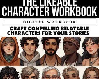Character Development Workbook, Character Creation Guide, Character Backstory Planner, Story Character Traits, Digital Character Profile