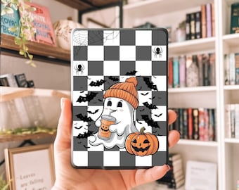 Fantasmas de Halloween imprimibles, inserto de cuadros de Halloween para Kindle, inserto para funda, decoración para Kindle, regalo para un lector, Paperwhite, Kindle Colorsoft