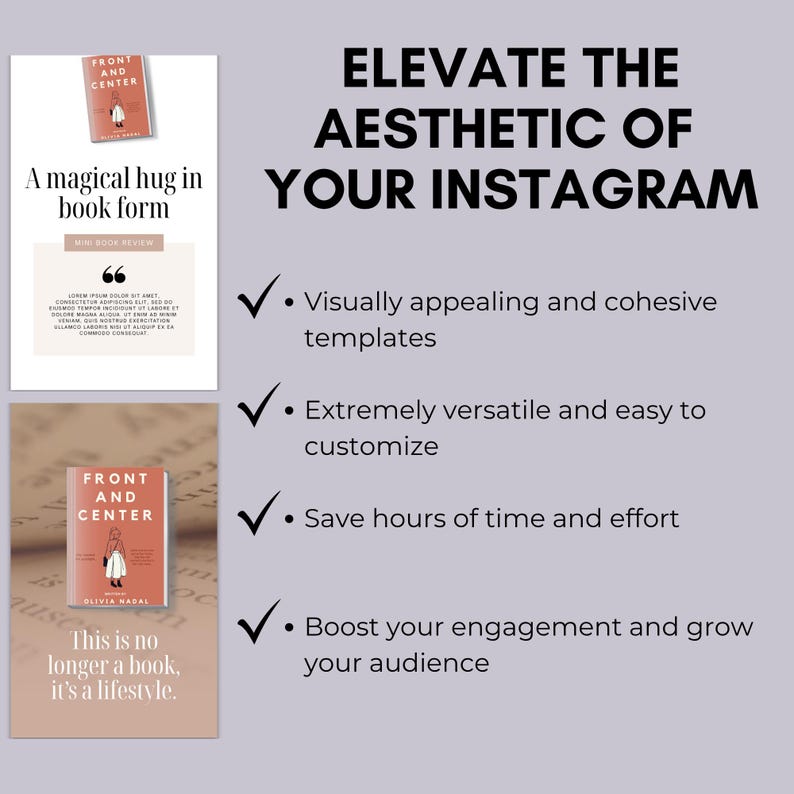Booktok Video Posts, Bookstagram Reels, Book Club Social Media, Reels For Book Lovers, Editable template For Book Reviews, Book Recs image 5