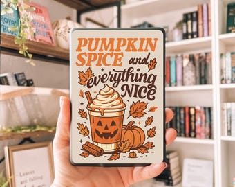 Custodia per Kindle "Zuppa Spezia Tutto Bello", inserto Kindle stampabile autunnale, adesivi Kindle autunnali, decorazioni Kindle autunnali, inserto per custodia per e-reader
