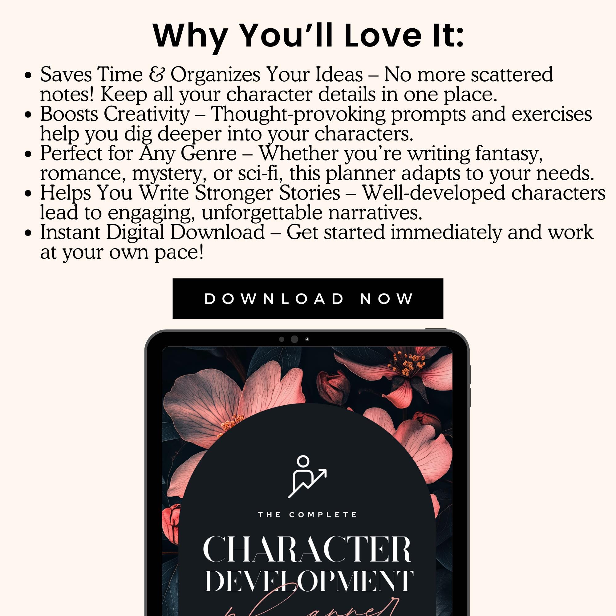 Character Arc Development, Writing Journal for Writers, Character ...