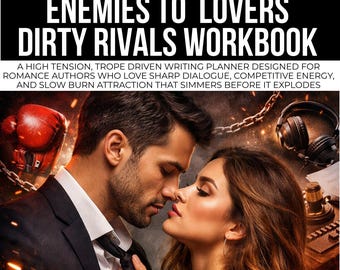 forced proximity enemies to lovers writing prompts, spicy romance scene planner, creative writing exercises, dialogue writing, novel planner