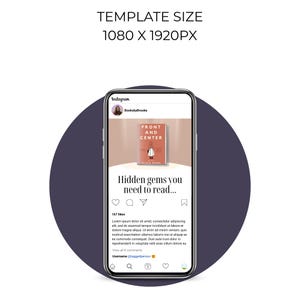 Booktok Video Posts, Bookstagram Reels, Book Club Social Media, Reels For Book Lovers, Editable template For Book Reviews, Book Recs image 10