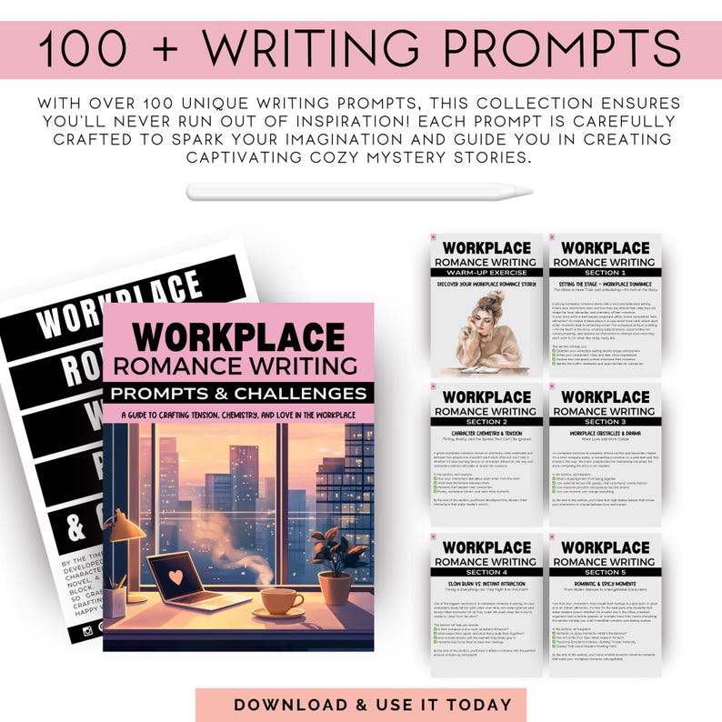 Office Romance Writing Prompts, Workplace Romance Trope, Story Starters ...