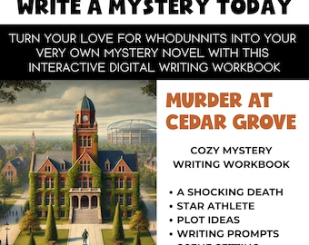 Murder Mystery Plot Planner, Cold Case File, Cozy Mystery Writing, Whodunnit Writing Prompts, Sleuth Character, Detective True Crime