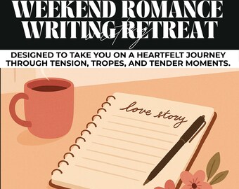 Weekend Writing Challenge, Writing Retreat Workbook, Romance Trope Writing Prompts, Love Story Writing Ideas, Romantic Scene Writing