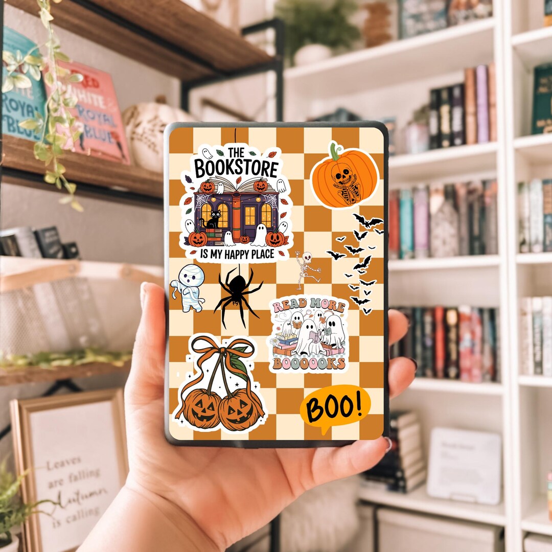 Spooky Halloween Kindle Insert: Printable E-reader Case Decor ...