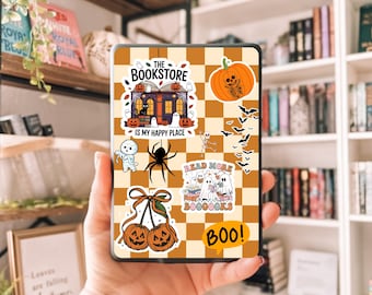 Spooky Halloween Kindle-Einsatz: Dekor für E-Reader-Hülle (Papierweiß/Colorsoft)