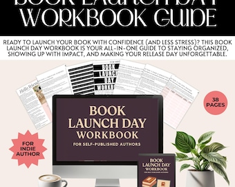 Book Launch Day Checklist, Self-Publishing Launch Plan, New Book Release Marketing, Book Launch Strategy, Author Book Promo Social Media
