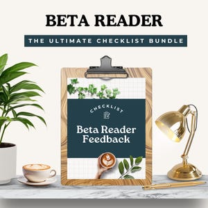 beta reader feedback checklist, beta reader questions form, novel editing planner, manuscript feedback, fiction revision