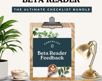 beta reader feedback checklist, beta reader questions form, novel editing planner, manuscript feedback, fiction revision